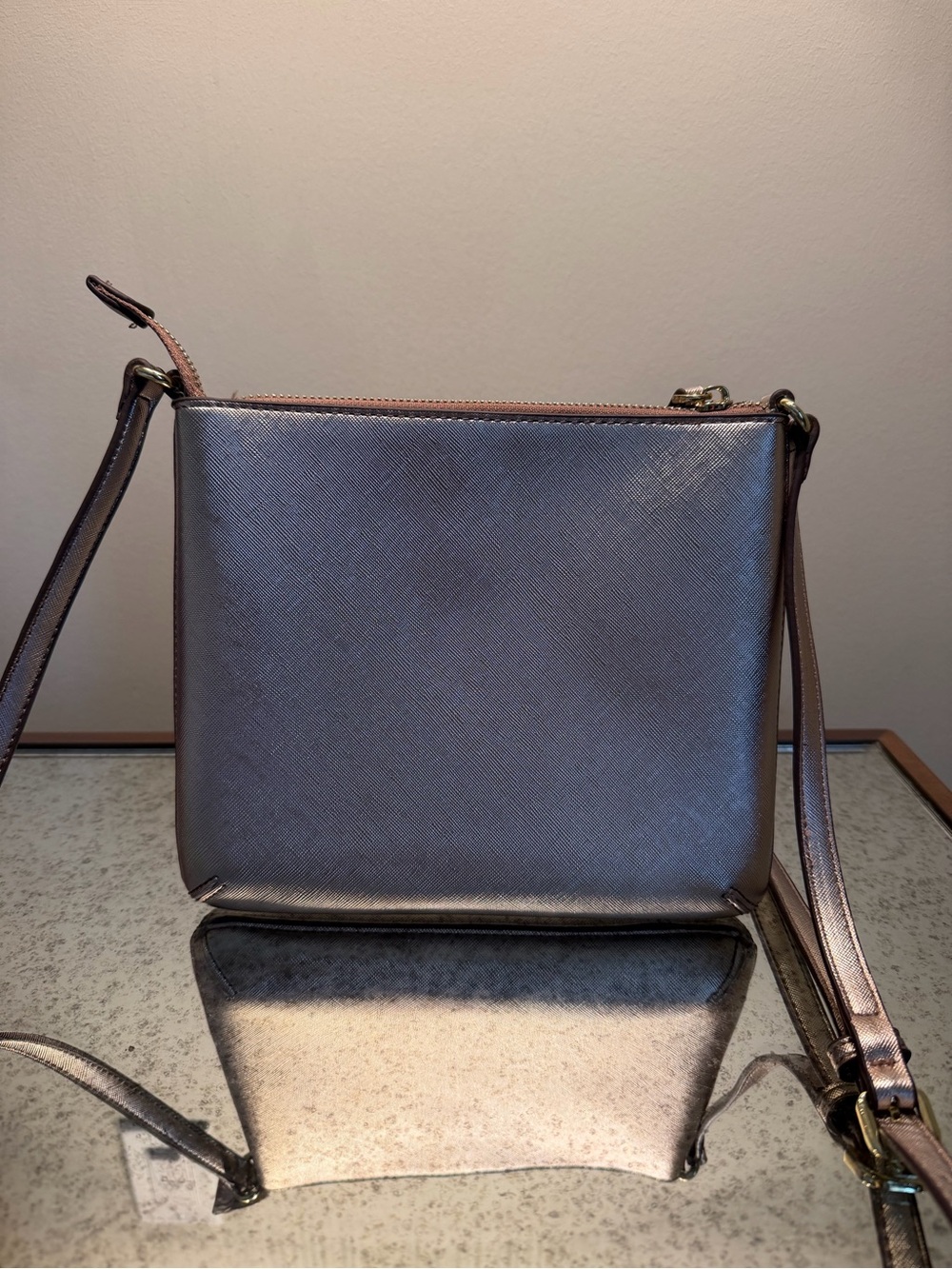 Kate Spade New York - Cedar Street Tenley Metallic Gold crossbody - Picture 5 of 7